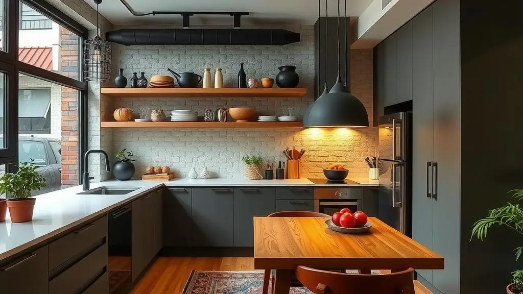 An image illustrating Diseño de cocinas integrales para espacios reducidos en CDMX