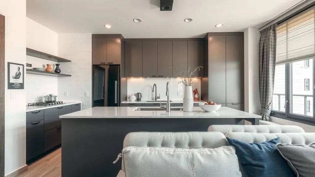 An image illustrating Cocinas Integrales para Departamentos Pequeños: Diseño y Funcionalidad